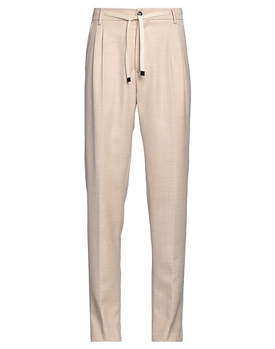 BRIAN DALES Casual pants Sand 100% Wool