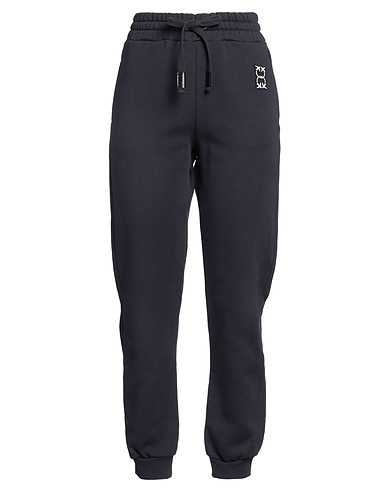 PINKO Casual pants Midnight blue 100% Cotton, Elastane, Polyester