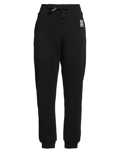 PINKO Pantalone Nero 100% Cotone, Elastan, Poliestere
