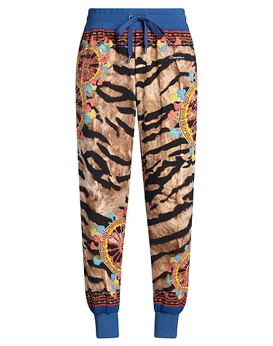 DOLCE&GABBANA Casual pants Beige 100% Viscose, Silk, Elastane