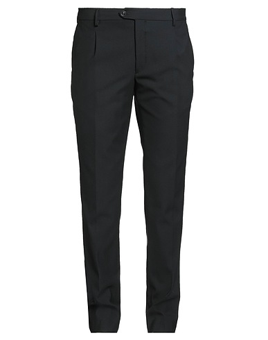 BRIAN DALES Casual trouser Black 67% Wool, 30% Polyamide, 3% Elastane