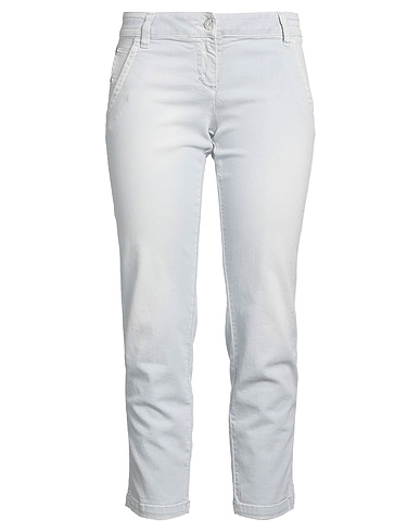 JACOB COHЁN Denim trousers Light grey 97% Cotton, 3% Elastane