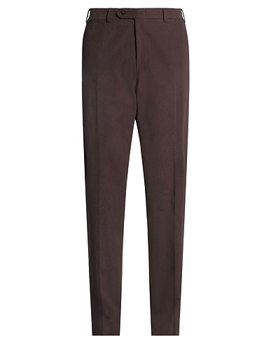 CANALI Casual trouser Chocolate brown 98% Cotton, 2% Elastane