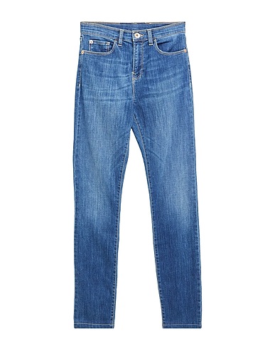 EMPORIO ARMANI Denim trousers Blue 70% Cotton, 17% Polyester, 11% Lyocell, 2% Elastane