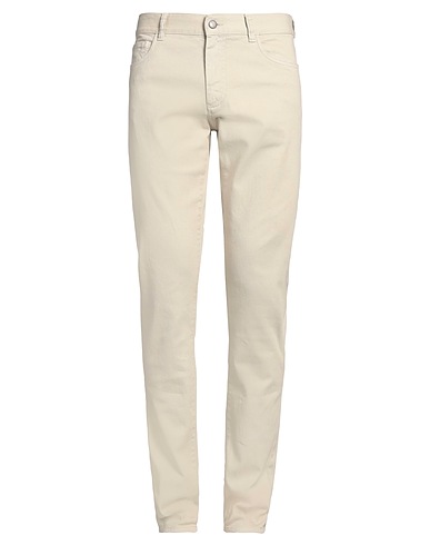 CANALI Casual pants Ivory 99% Cotton, 1% Elastane