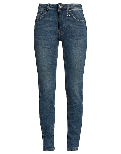 RICHMOND X Denim trousers Blue 99% Cotton, 1% Elastane