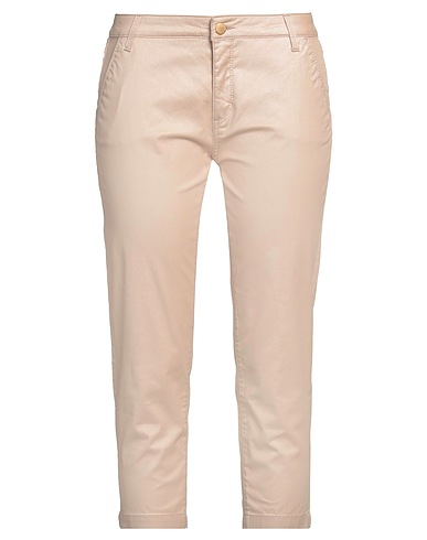 TRUSSARDI JEANS Casual trouser Sand 98% Cotton, 2% Elastane