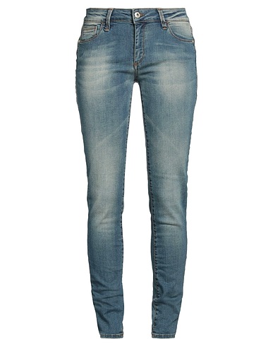 TRUSSARDI JEANS Denim trousers Blue 100% Cotton