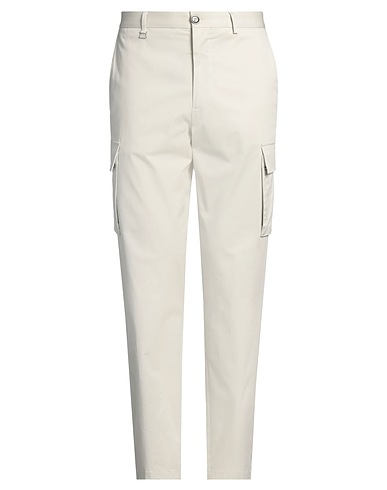 TOMBOLINI Casual trouser Beige 97% Cotton, 3% Elastane