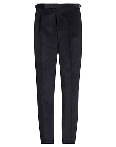 TOMBOLINI Casual trouser Midnight blue 94% Virgin Wool, 6% Linen