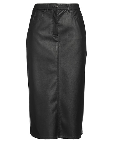 WEEKEND MAX MARA ミディ丈スカート ブラック ポリエステル 100% / ポリウレタン