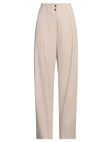 WEEKEND MAX MARA Casual pants Beige 55% Polyester, 45% Virgin Wool