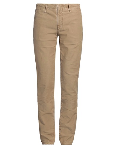 INCOTEX Casual trouser SLACKS Khaki 98% Cotton, 2% Elastane
