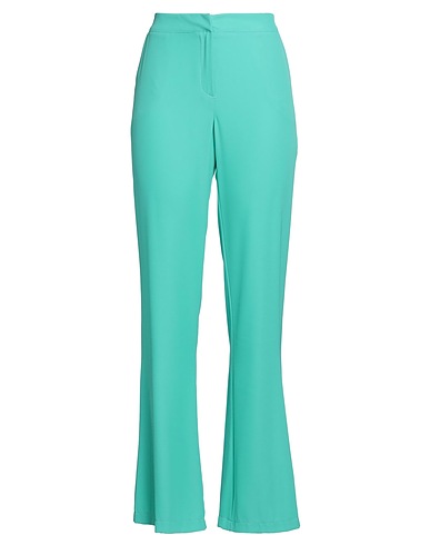 LAFTY LIE Casual trouser Light green 95% Polyester, 5% Elastane