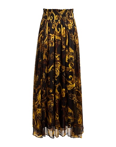 VERSACE JEANS COUTURE Gonna lunga Nero 100% Poliestere