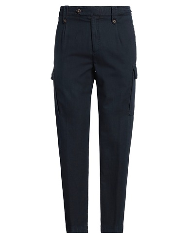 MYTHS Casual trouser Midnight blue 72% Cotton, 25% Linen, 3% Elastane