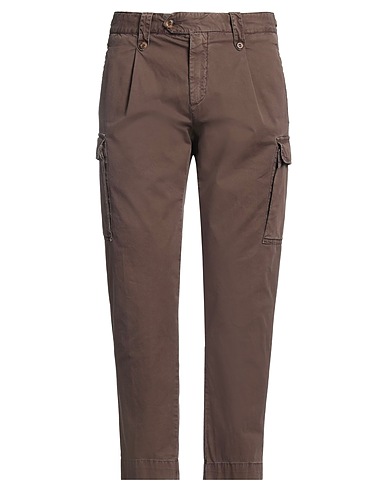 MYTHS Pantalone Marrone 49% Cotone Pima, 49% Cotone, 2% Elastan