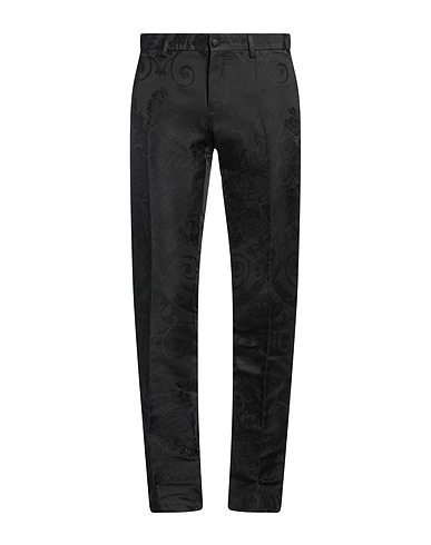 DOLCE&GABBANA Casual pants Black 55% Polyester, 40% Viscose, 5% Silk