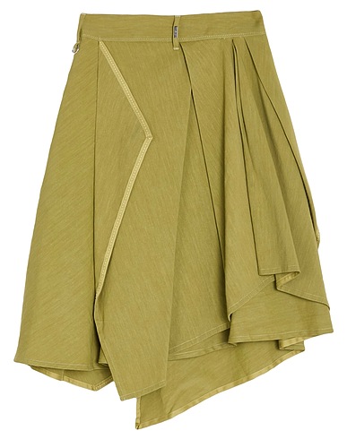 HIGH Gonna midi USE Verde salvia 58% Canapa, 39% Rayon, 3% Elastan