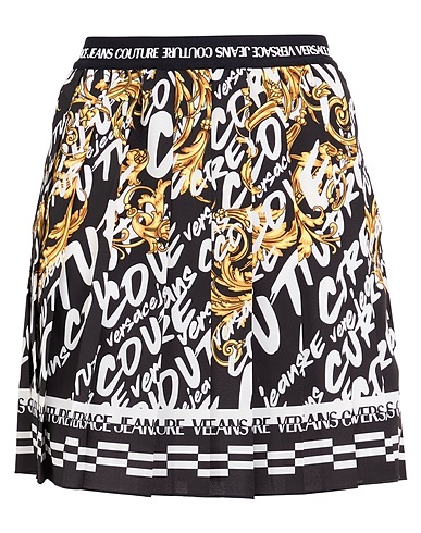 VERSACE JEANS COUTURE Minigonna Nero 100% Poliestere