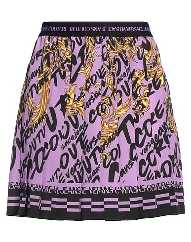 VERSACE JEANS COUTURE Mini skirt Mauve 100% Polyester