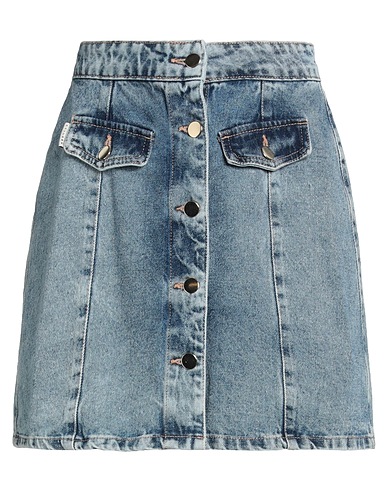 HAVEONE Denim skirt Blue 100% Cotton