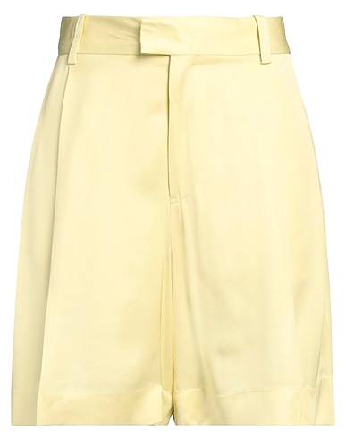 JIL SANDER Shorts & Bermuda Pastel yellow 100% Viscose