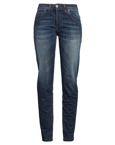 DISPLAJ Denim pants Blue 98% Cotton, 2% Elastane