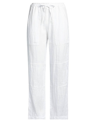 CROSSLEY Pantalone Bianco 100% Lino