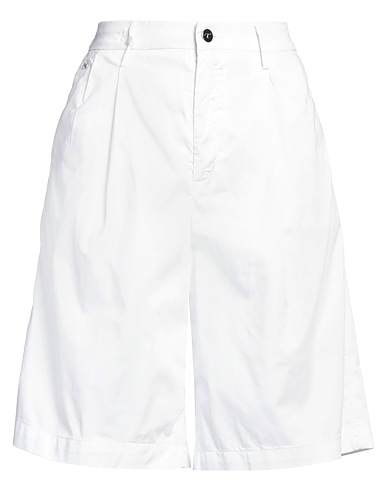 TRAMAROSSA Shorts & Bermuda White 96% Cotton, 4% Elastane