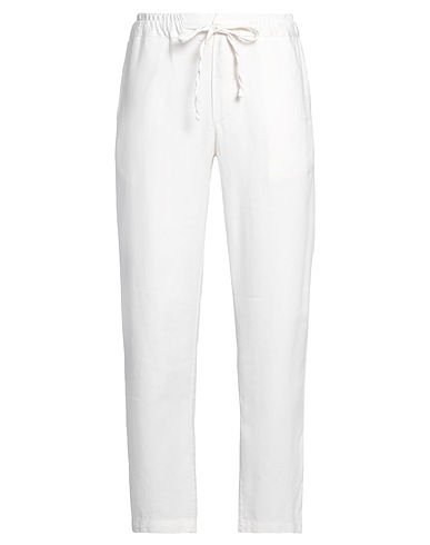 CROSSLEY Casual pants White 42% Linen, 29% Organic cotton, 29% Recycled cotton