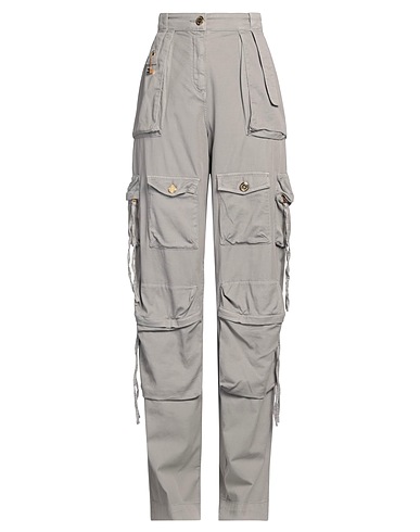 ELISABETTA FRANCHI Casual pants Grey 99% Cotton, 1% Elastane