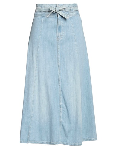 TOMMY HILFIGER Denim skirt Blue 63% Cotton, 37% Lyocell