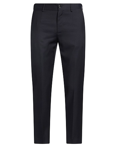 DOLCE&GABBANA Casual trouser Midnight blue 83% Virgin Wool, 17% Silk