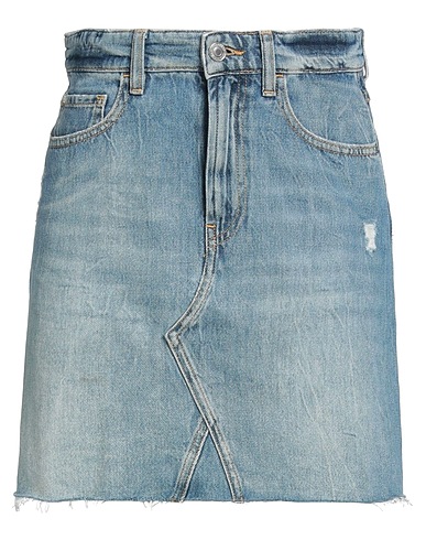 GUESS Denim skirt Blue 100% Cotton