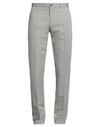 TRUSSARDI Casual trouser Grey 61% Linen, 39% Cotton