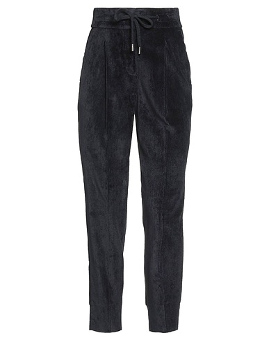 PESERICO Casual pants Midnight blue 98% Viscose, 2% Elastane, Merino Wool, Cashmere, Metallic fiber