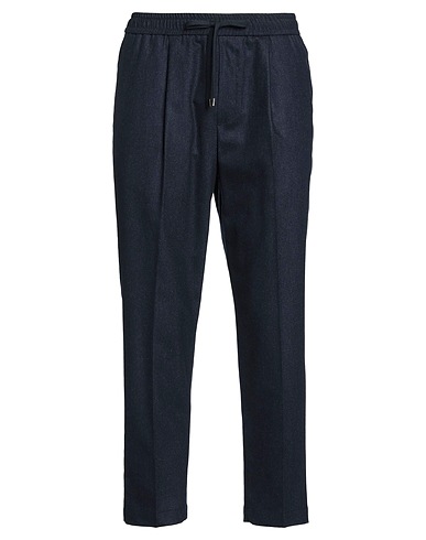 JACOB COHЁN Casual trouser Midnight blue 99% Virgin Wool, 1% Elastane