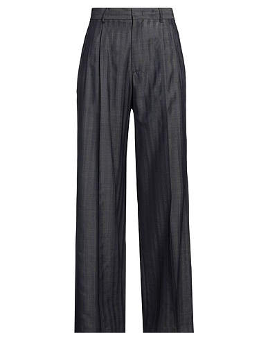 ETRO Casual trouser Midnight blue 81% Wool, 19% Viscose