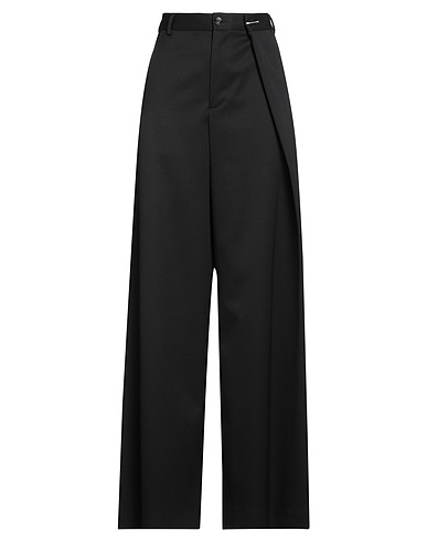 MM6 MAISON MARGIELA Casual trouser Black 54% Polyester, 44% Virgin Wool, 2% Elastane