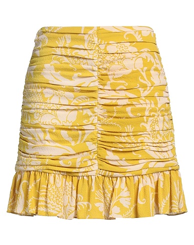 TED BAKER Mini skirt Marigold 99% Polyester, 1% Elastane
