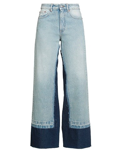 MM6 MAISON MARGIELA Denim trousers Blue 100% Cotton