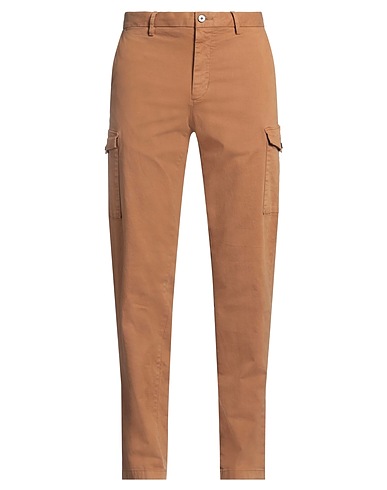 TOMMY HILFIGER Casual trouser Camel 97% Cotton, 3% Elastane