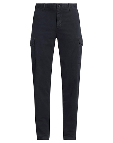 TOMMY HILFIGER Casual trouser Midnight blue 97% Cotton, 3% Elastane