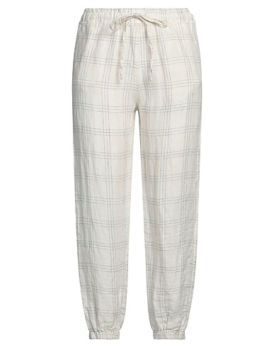 CROSSLEY Casual pants Off white 100% Linen
