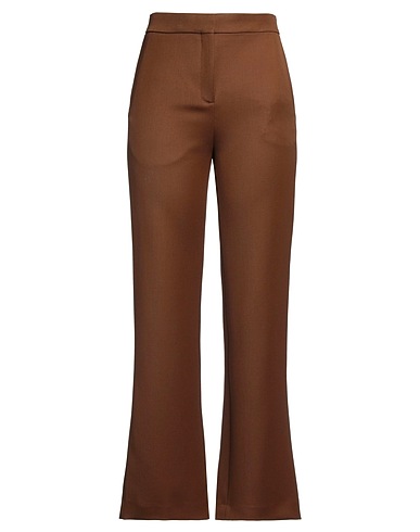 TORY BURCH Casual trouser Brown 100% Wool
