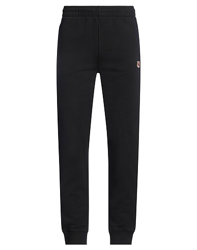 MAISON KITSUNÉ Pantalone Nero 100% Cotone
