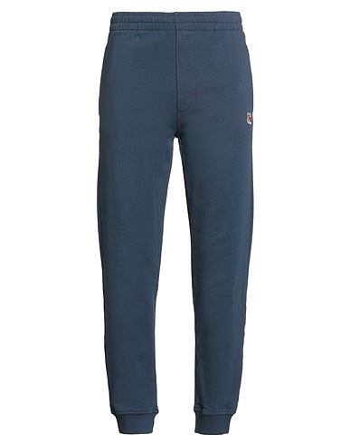 MAISON KITSUNÉ Pantalone Blu notte 100% Cotone