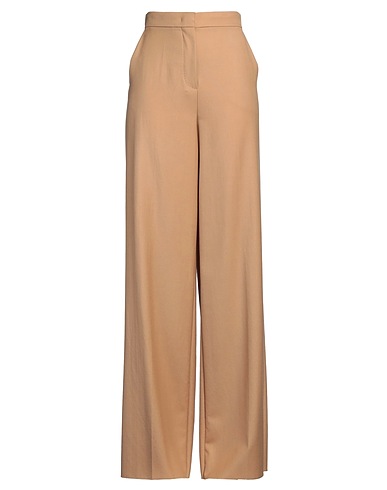MAX MARA Casual pants Sand 100% Virgin Wool