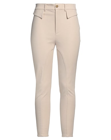 TED BAKER Denim trousers Ivory 96% Cotton, 4% Elastane